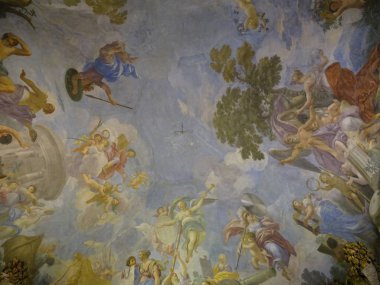 Vintage İtalyanca tavan boyalı