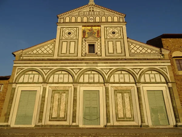 Chiesa San Miniato Monte Firenze Italia — Foto Stock