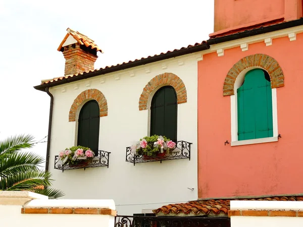 Colorful House Ades Burano Italia — Foto Stock