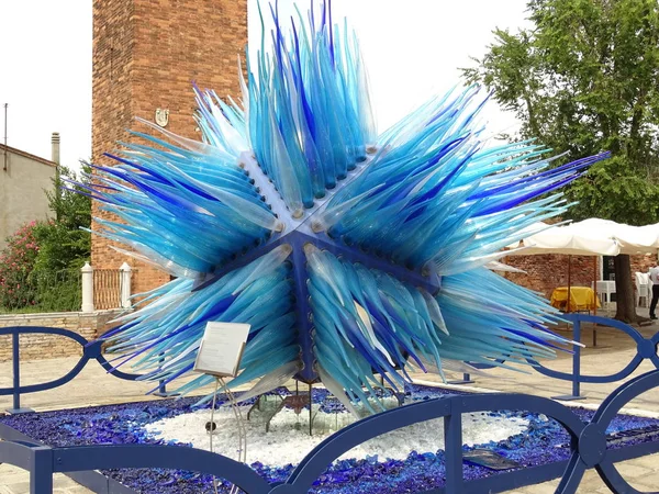 Blue Comet Glass Star Art, Italy