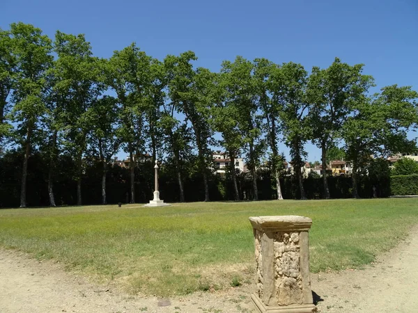 Castillo Jardín Florencia Italia — Foto de Stock