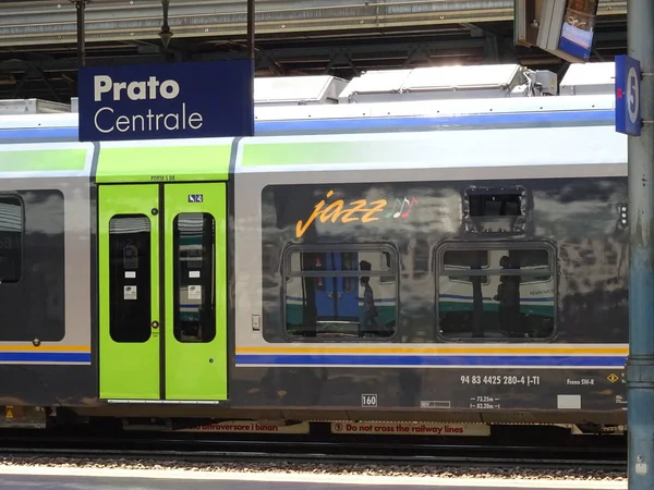 Treinstation Van Prato Italië — Stockfoto