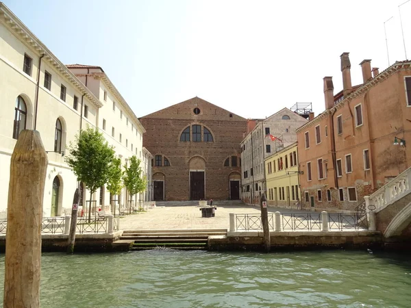 Venedig Chanel Italienischer Hintergrund — Stockfoto