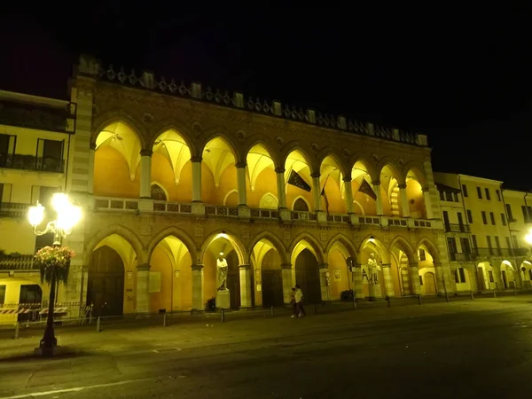 Luces Nocturnas Padua Italia — Foto de Stock