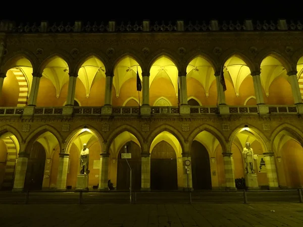 Nachtverlichting Van Padua Italië — Stockfoto