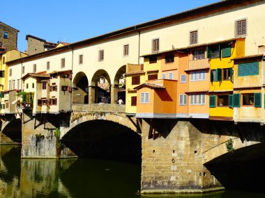 Floransa eski Köprüsü 'nün görünümü