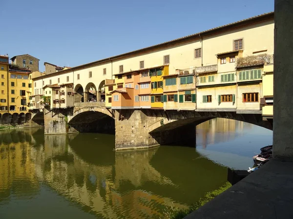 Pohled Starý Most Florence — Stock fotografie