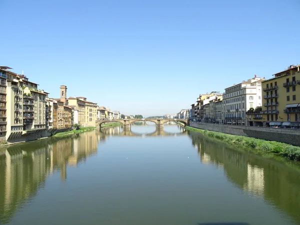 Pohled Řeku Florencie — Stock fotografie