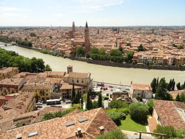 Floransa nehir ve Şehir Manzaralı