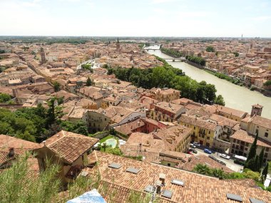 Floransa nehir ve Şehir Manzaralı