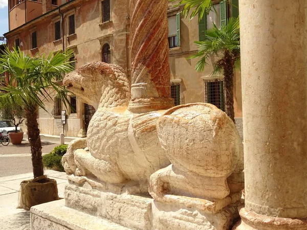 Statue Griffin Italie Jour — Photo