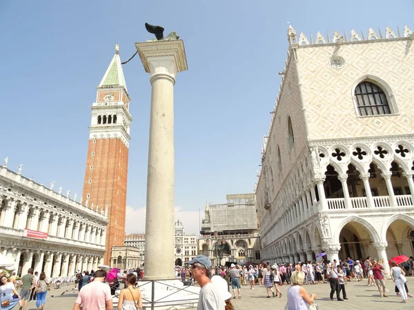 Veduta Piazza San Marco Venezia Italia — Foto Stock