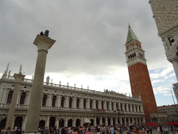 Vista Piazza San Marco Veneza Itália — Fotografia de Stock