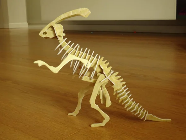 Close Dinosaur Skeleton Toy — Stock Photo, Image