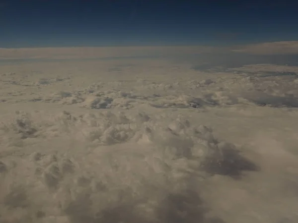 Vista Nuvens Avião — Fotografia de Stock