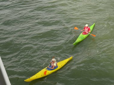 Sürüş Kayaks görünümü yukarıdan