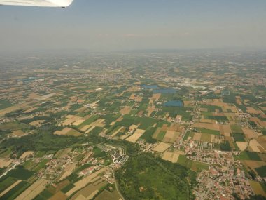 Uçak görünümünden arazi
