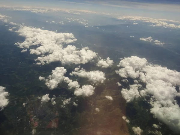 Clouds View Airplane — Stock Photo, Image