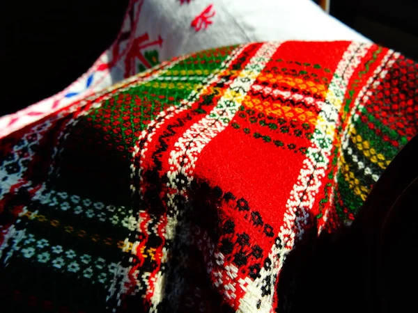 Native Bulgarian Female Dress Check — Stock Photo, Image