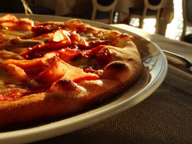 İtalyan Lezzetli Pizza yakın çekim