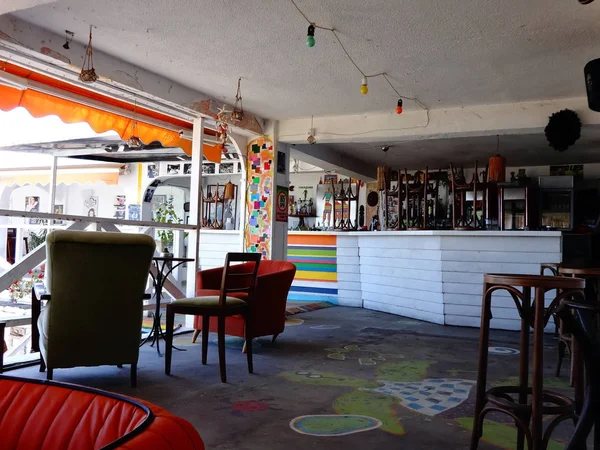 Vista Para Beach Bar Interior — Fotografia de Stock