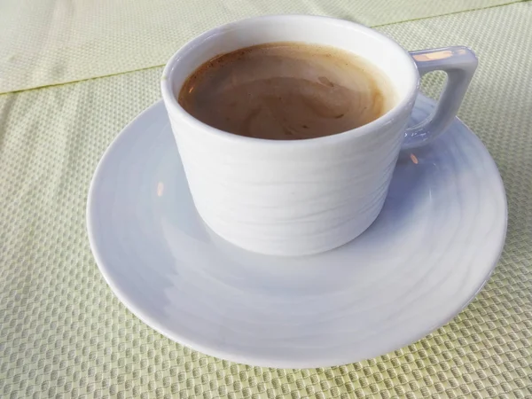 Café Turc Dans Une Tasse Blanche — Photo