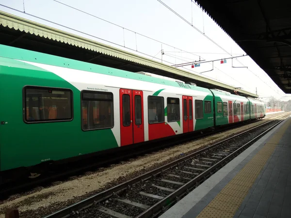 Treno Italiano Stazione — Foto Stock