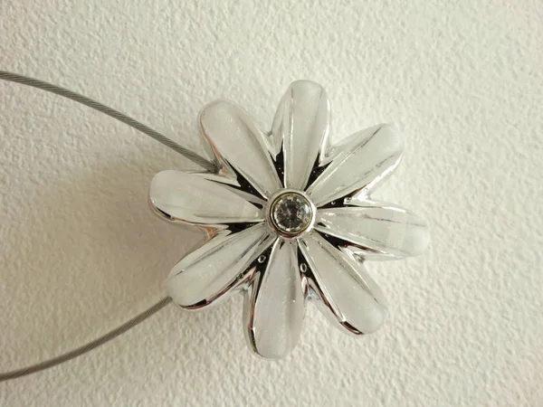 Close White Flower Jewelry — Stock Photo, Image