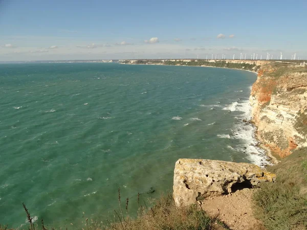 Rocky Sea Coast Vista Dall Alto — Foto Stock