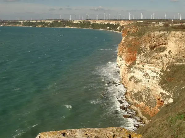 Rocky Sea Coast Vista Dall Alto — Foto Stock