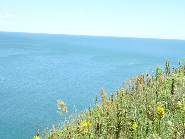 Pohled Kaliakra Přírodní Rezervace Pobřeží Černého Moře Bulharsko — Stock fotografie