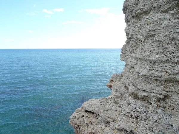 Seascape Pohled Přístavu Tapety Pozadí Zblízka — Stock fotografie