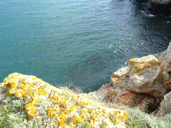 Seascape Pohled Přístavu Tapety Pozadí Zblízka — Stock fotografie