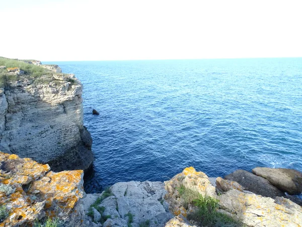 Seascape Pohled Přístavu Tapety Pozadí Zblízka — Stock fotografie