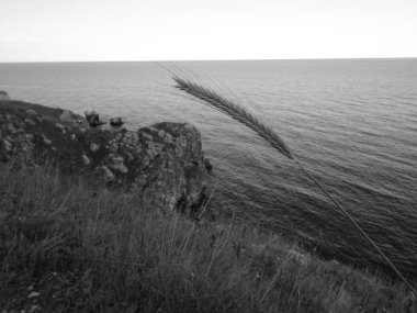 Bir bağlantı noktası duvar kağıdı arka plan yakın görünümünden deniz manzarası