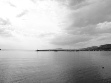 Arka plan kadar yakın deniz manzarası