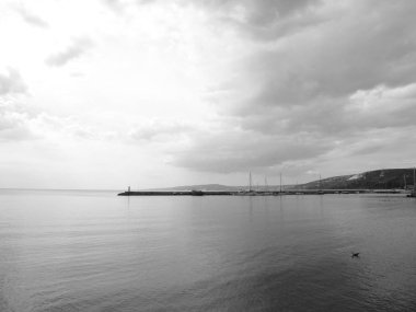 Arka plan kadar yakın deniz manzarası