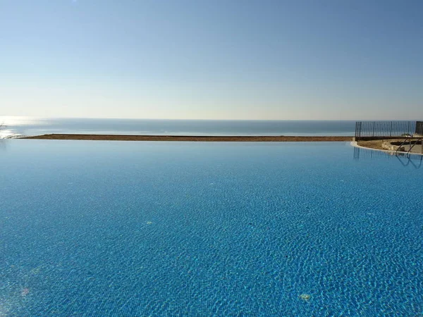 Piscine Avec Vue Sur Mer — Photo