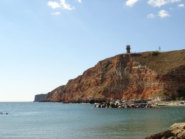 Rocky Yalı kapatın arka plan