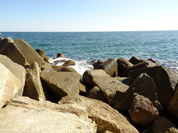 Deniz Suyundaki Kayalar — Stok fotoğraf