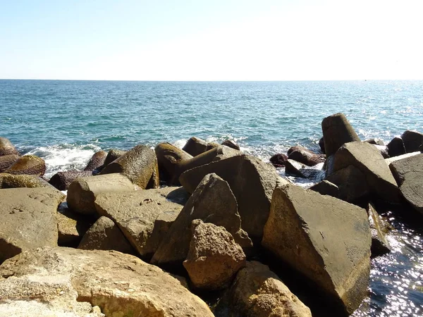 Deniz Suyundaki Kayalar — Stok fotoğraf
