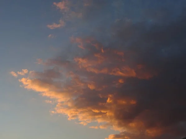 Dramatic Sunset Sky Wall Background Close — Stock Photo, Image