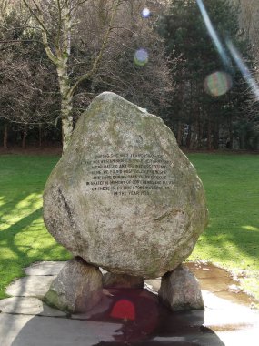 Efendim James genç Simpson Edinburgh City Park Sanat