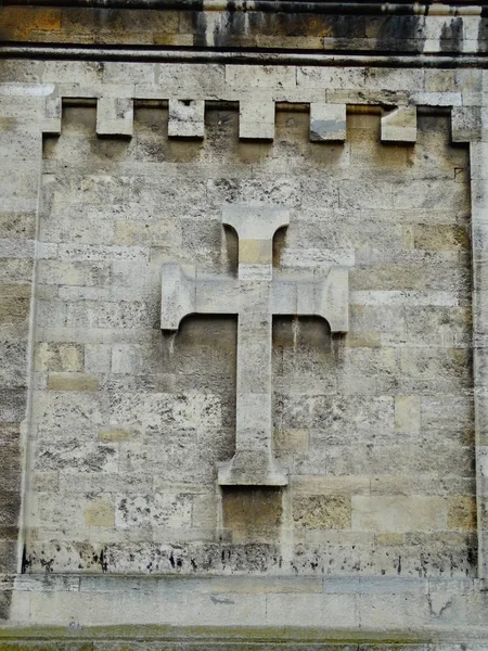 Cross Church Wall — Stock Photo, Image