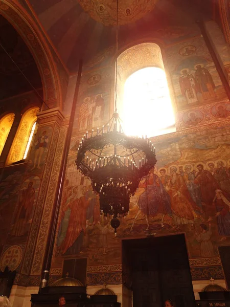 Interior Una Iglesia Ortodoxa —  Fotos de Stock