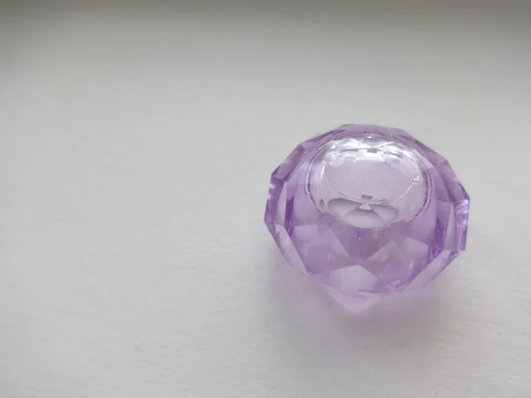 Μοβ Πλαστικό Κρύσταλλο Φόντο Εσωτερικη — Φωτογραφία Αρχείου