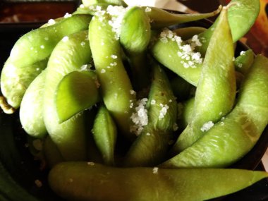 Haşlanmış soya bakla Edamame