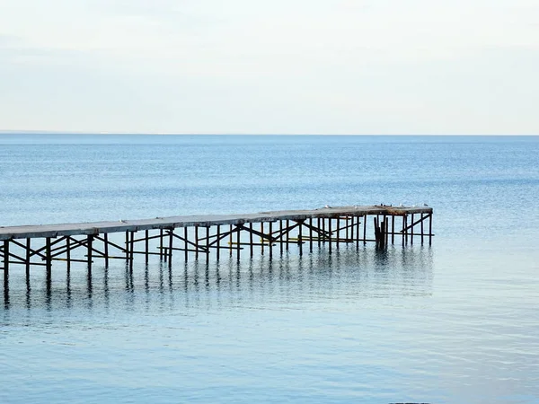 Mavi Deniz Skelesi — Stok fotoğraf