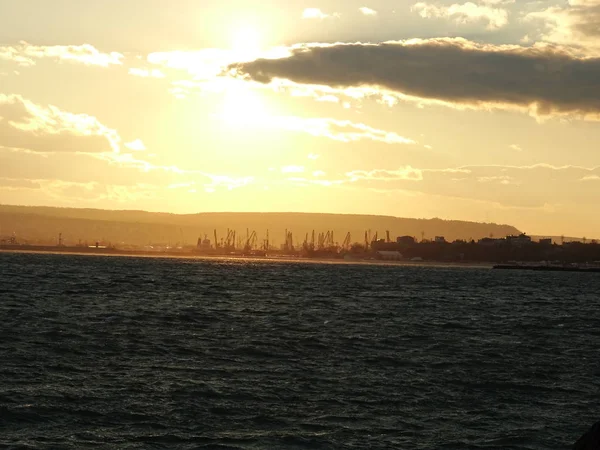 Schönen Sonnenuntergang Wallpeper Hintergrund — Stockfoto