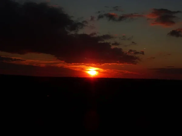 Mooie Zonsondergang Wallpeper Achtergrond — Stockfoto